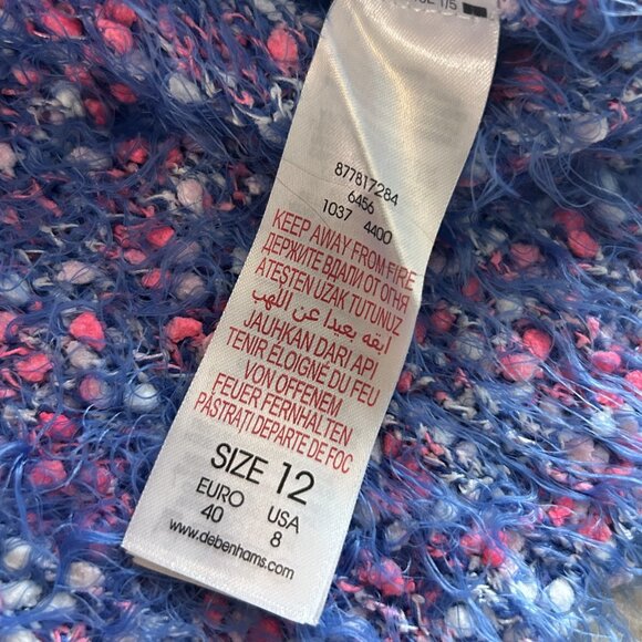 H! by Henry Holland Blue Mini Bobble Sweater ASO Louisa Clark - Picture 9 of 13